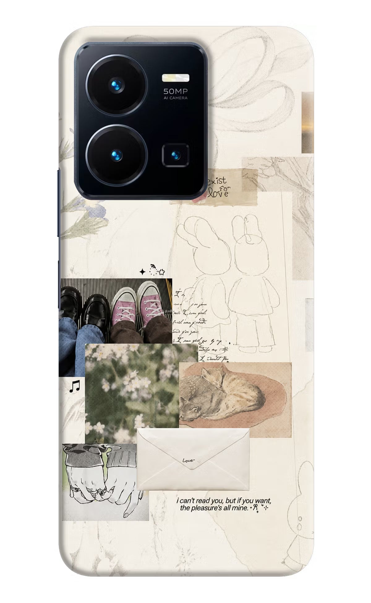 Soft Aesthetic Vivo Y35 Back Cover