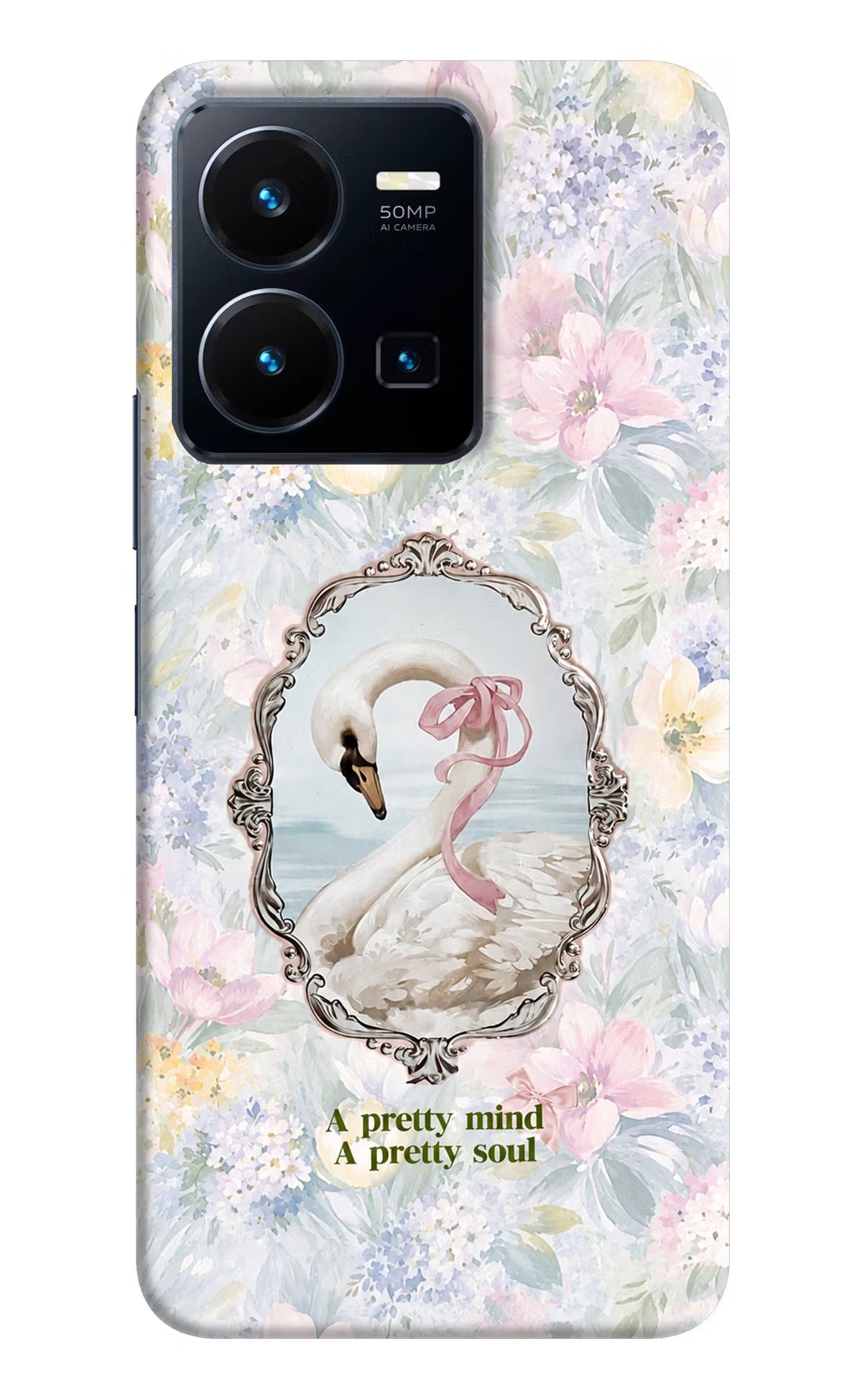 Pretty Mind Pretty Soul Vivo Y35 Back Cover