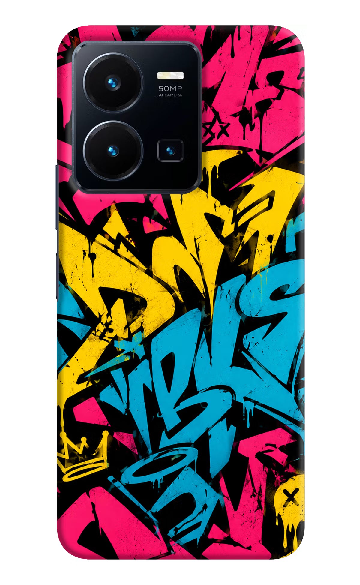 Graffiti Vibe Vivo Y35 Back Cover