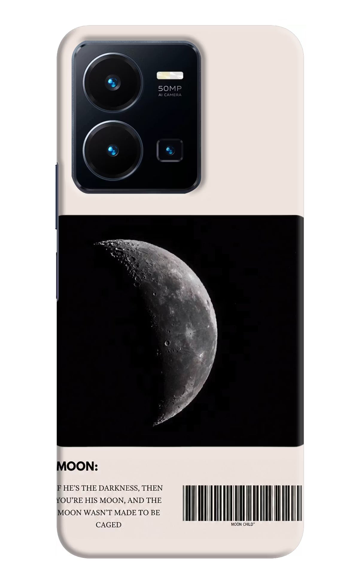 Moon Phase Vivo Y35 Back Cover