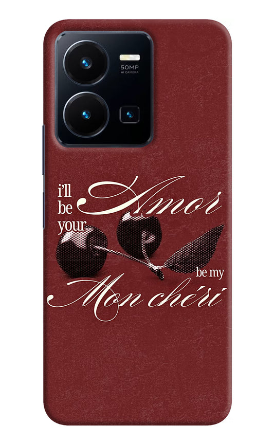 Velvet Cherry Vivo Y35 Back Cover