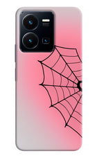 Pink Web Vivo Y35 Hard Case Back Cover by Casekaro
