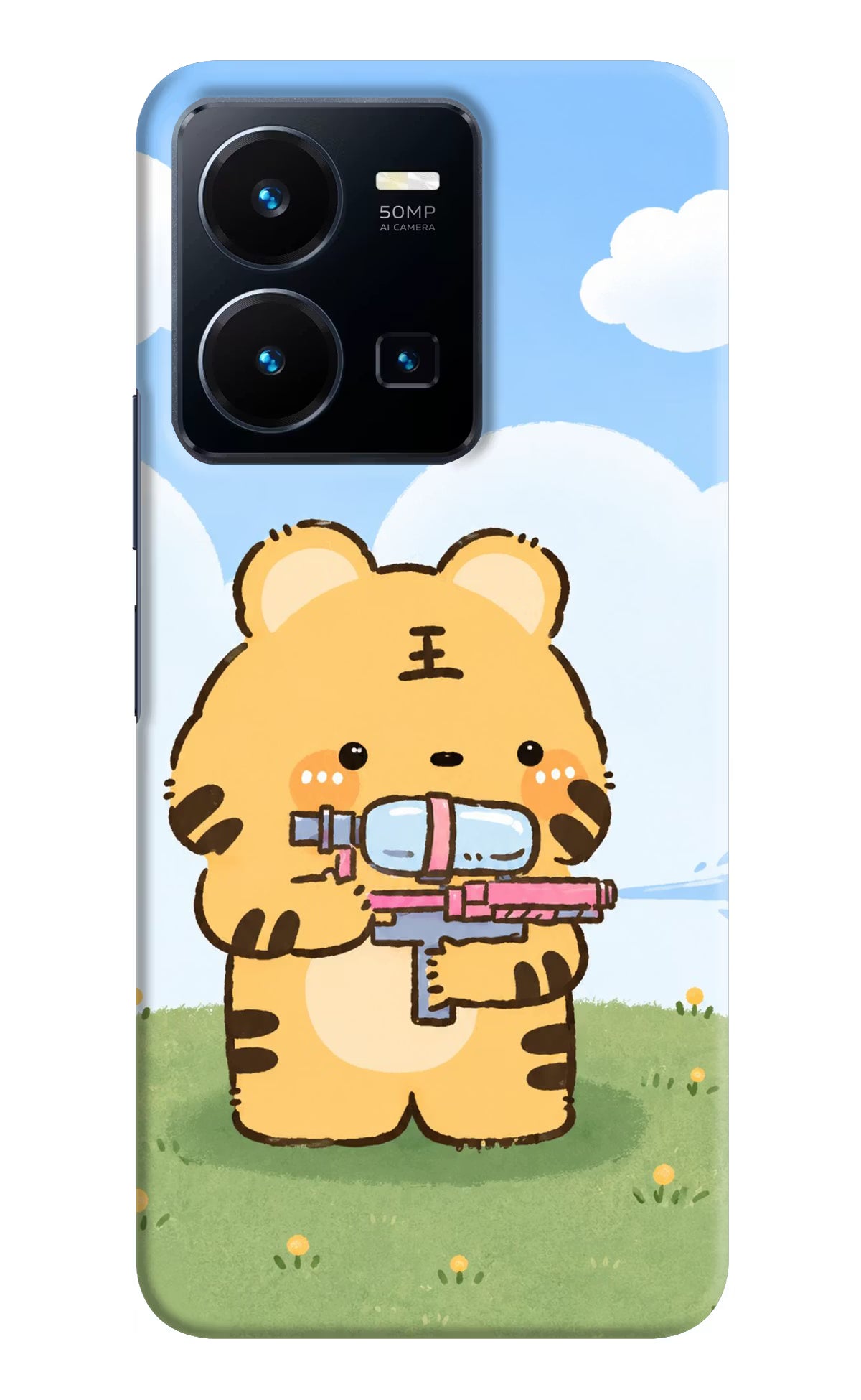 Tiger Treat Vivo Y35 Back Cover