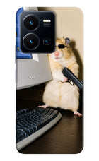 Hacker Hamster Vivo Y35 Hard Case Back Cover by Casekaro