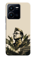 Netaji Rising Vivo Y35 Hard Case Back Cover by Casekaro