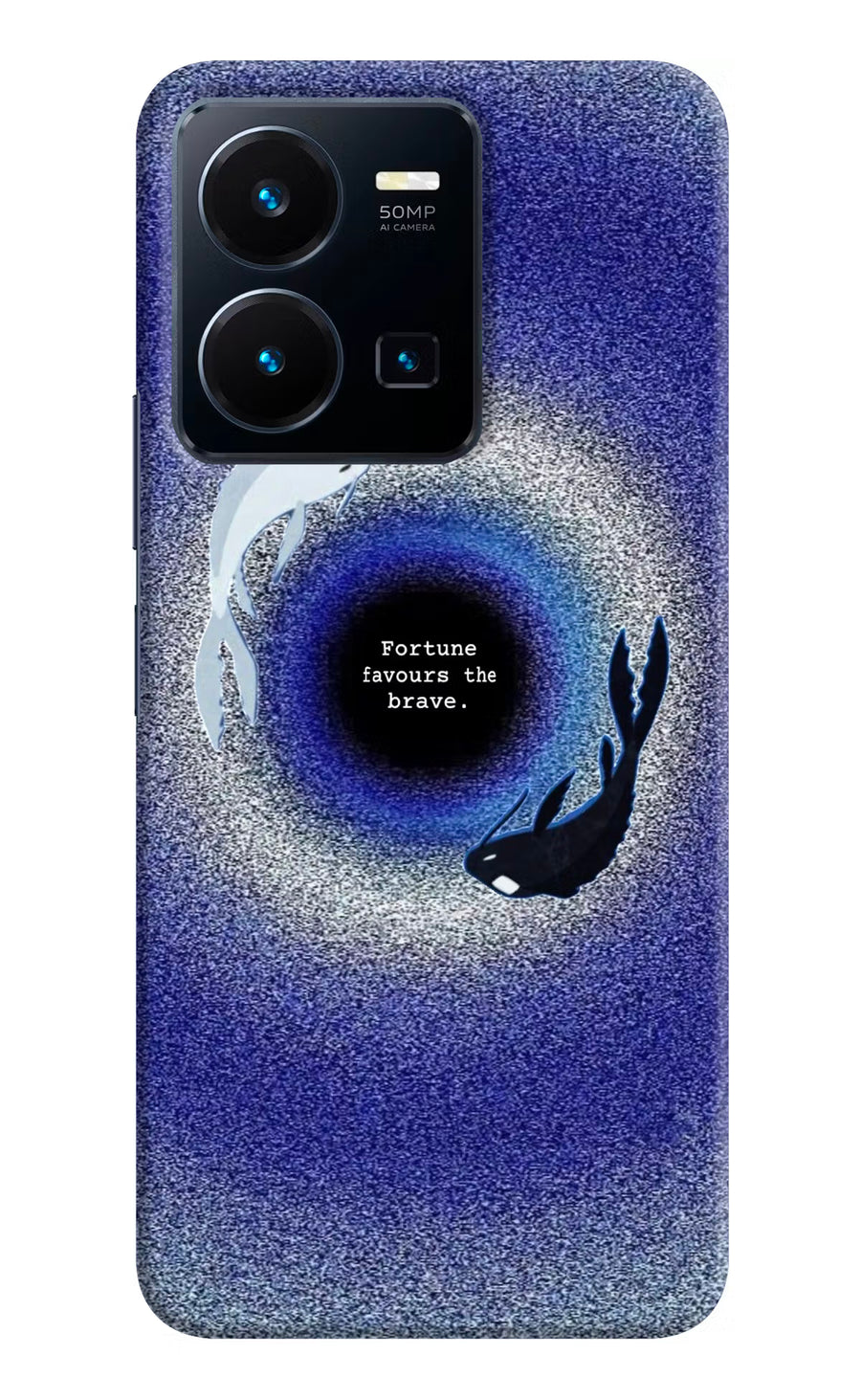 Dark Koi Vivo Y35 Back Cover, Hard case
