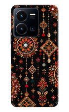 Boho Noir Vivo Y35 Hard Case Back Cover by Casekaro