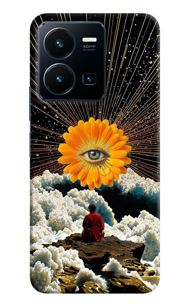 Cosmic Flower Vivo Y35 Hard Case Back Cover by Casekaro