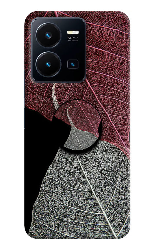 Leaf Pattern Vivo Y35 Pop Case by Casekaro