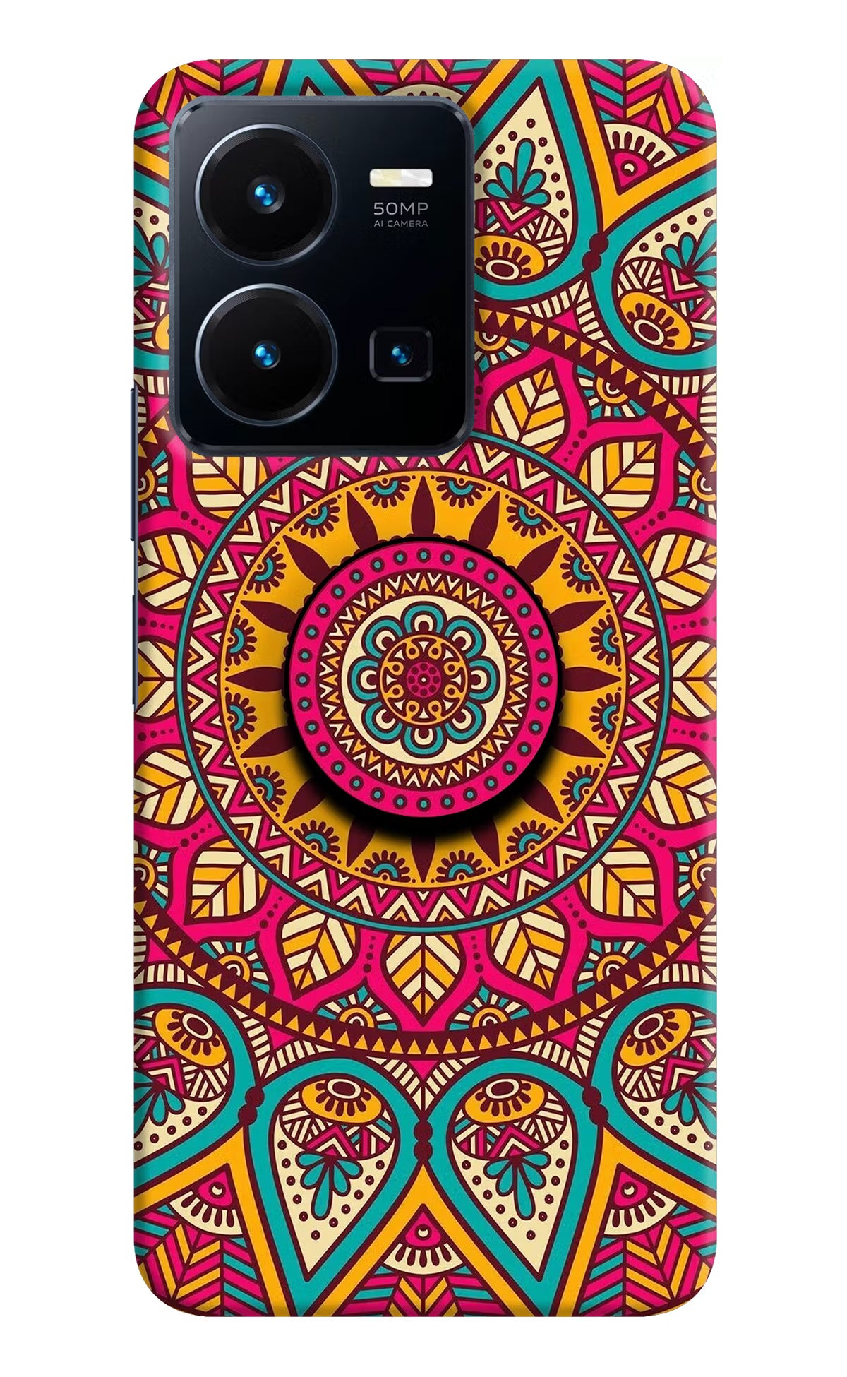 Mandala Vivo Y35 Pop Case by Casekaro