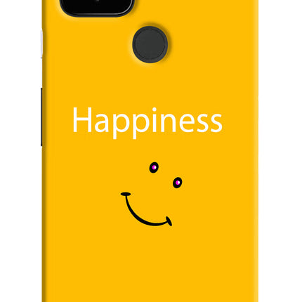 Happiness With Smiley Google Pixel 4A Hard Case Back Cover by Casekaro