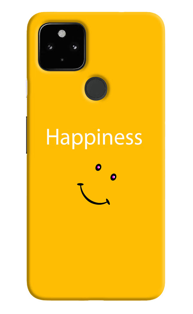 Happiness With Smiley Google Pixel 4A Hard Case Back Cover by Casekaro