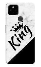 King Google Pixel 4A Hard Case Back Cover by Casekaro