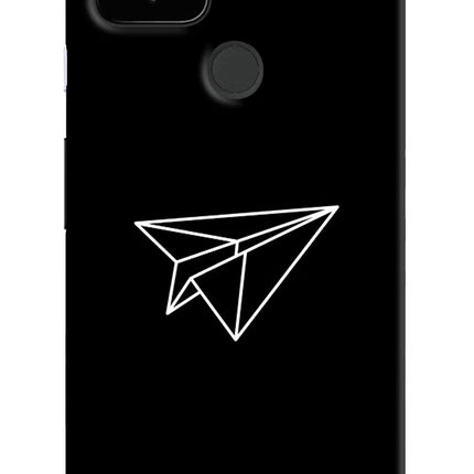 Paper Plane White Google Pixel 4A Hard Case Back Cover by Casekaro