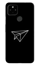 Paper Plane White Google Pixel 4A Hard Case Back Cover by Casekaro