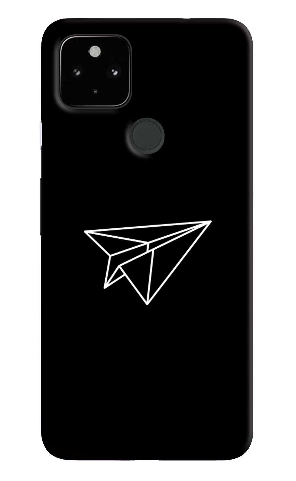 Paper Plane White Google Pixel 4A Hard Case Back Cover by Casekaro