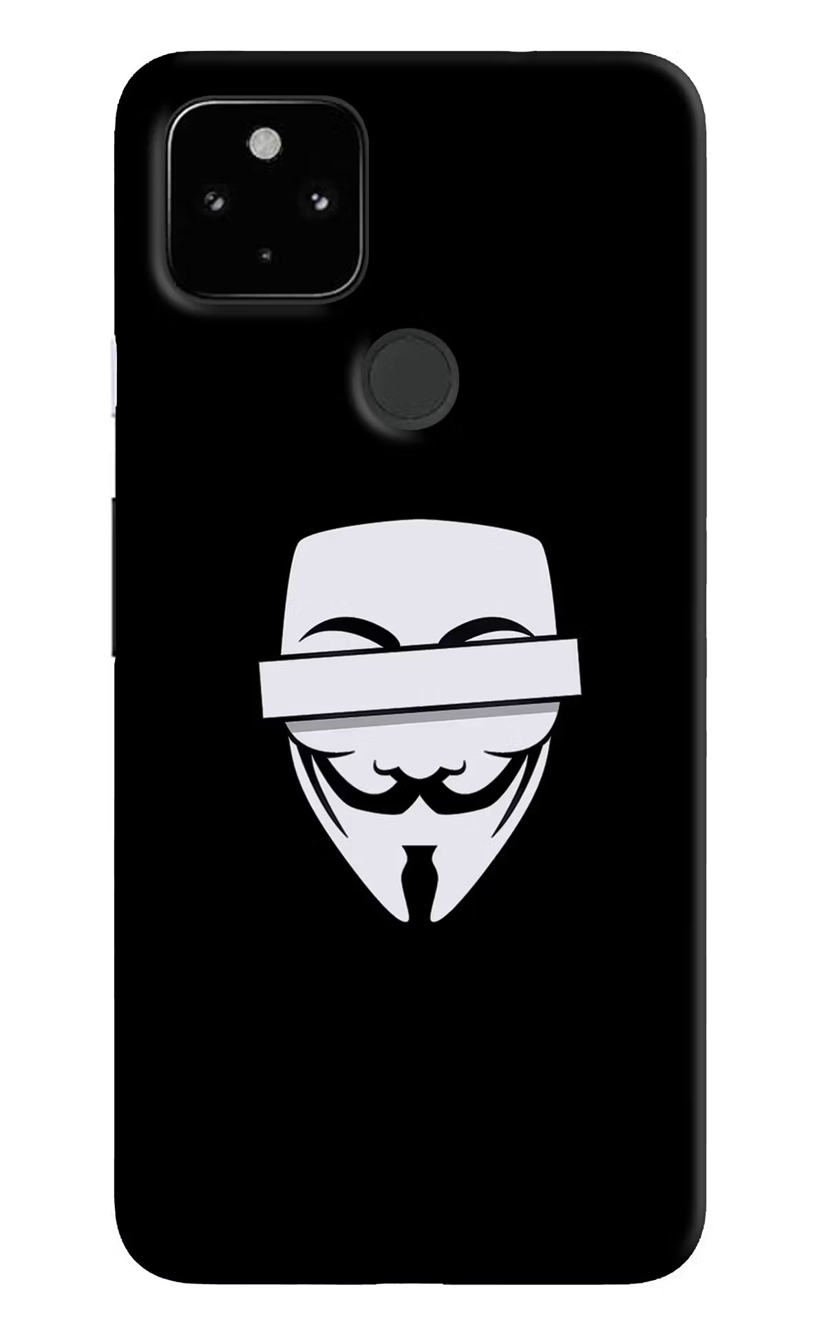 Anonymous Face Google Pixel 4A Hard Case Back Cover by Casekaro