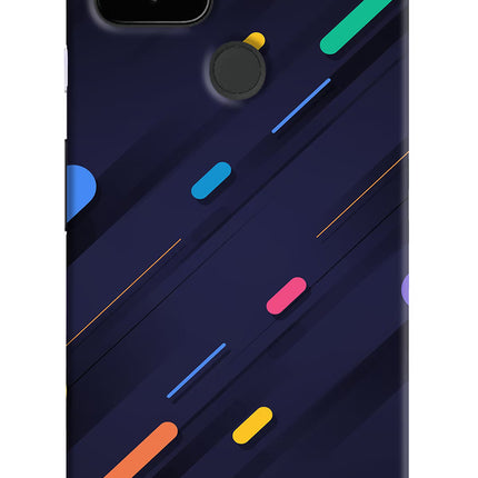 Abstract Design Google Pixel 4A Hard Case Back Cover by Casekaro