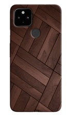 Wooden Texture Design Google Pixel 4A Hard Case Back Cover by Casekaro