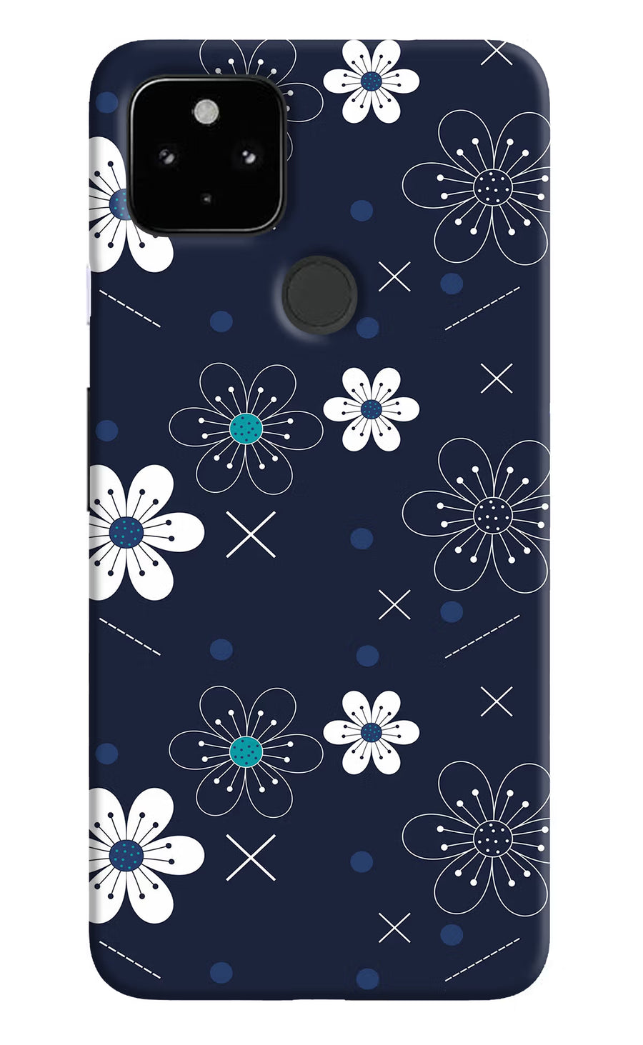 Flowers Google Pixel 4A Back Cover, Hard case