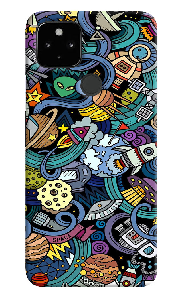 Space Abstract Google Pixel 4A Hard Case Back Cover by Casekaro