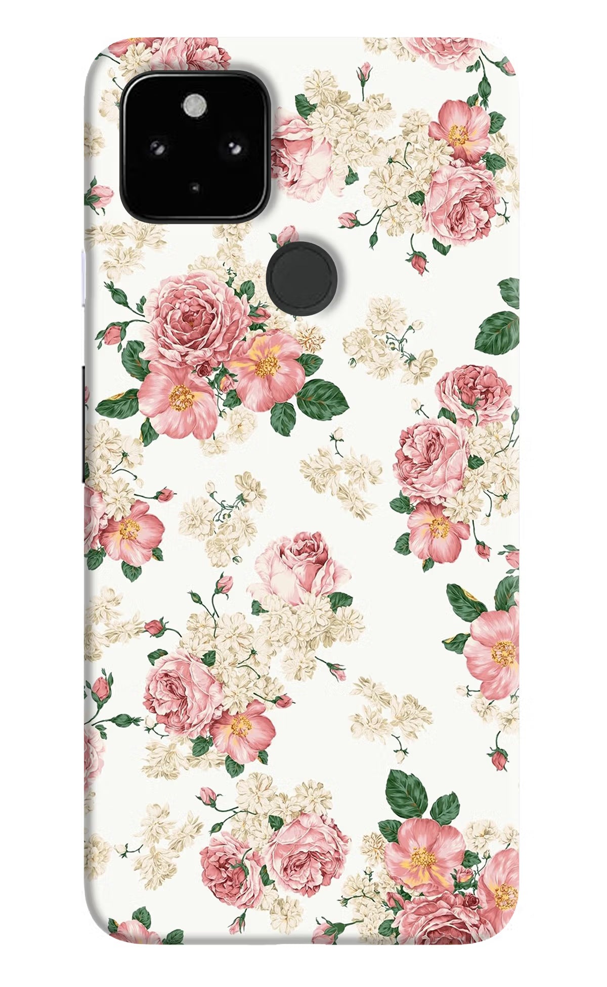 Flowers Google Pixel 4A Hard Case Back Cover by Casekaro