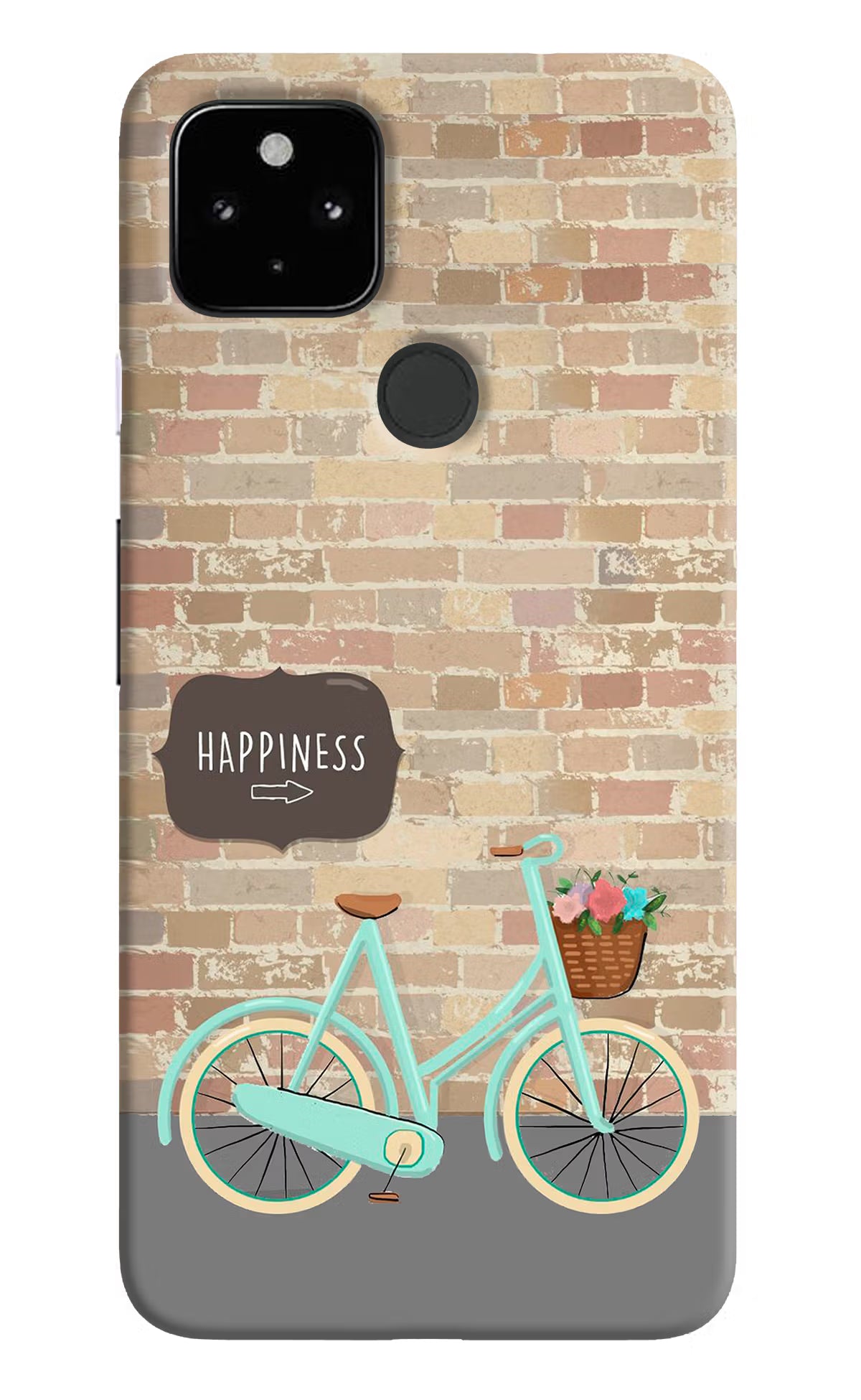Happiness Artwork Google Pixel 4A Hard Case Back Cover by Casekaro