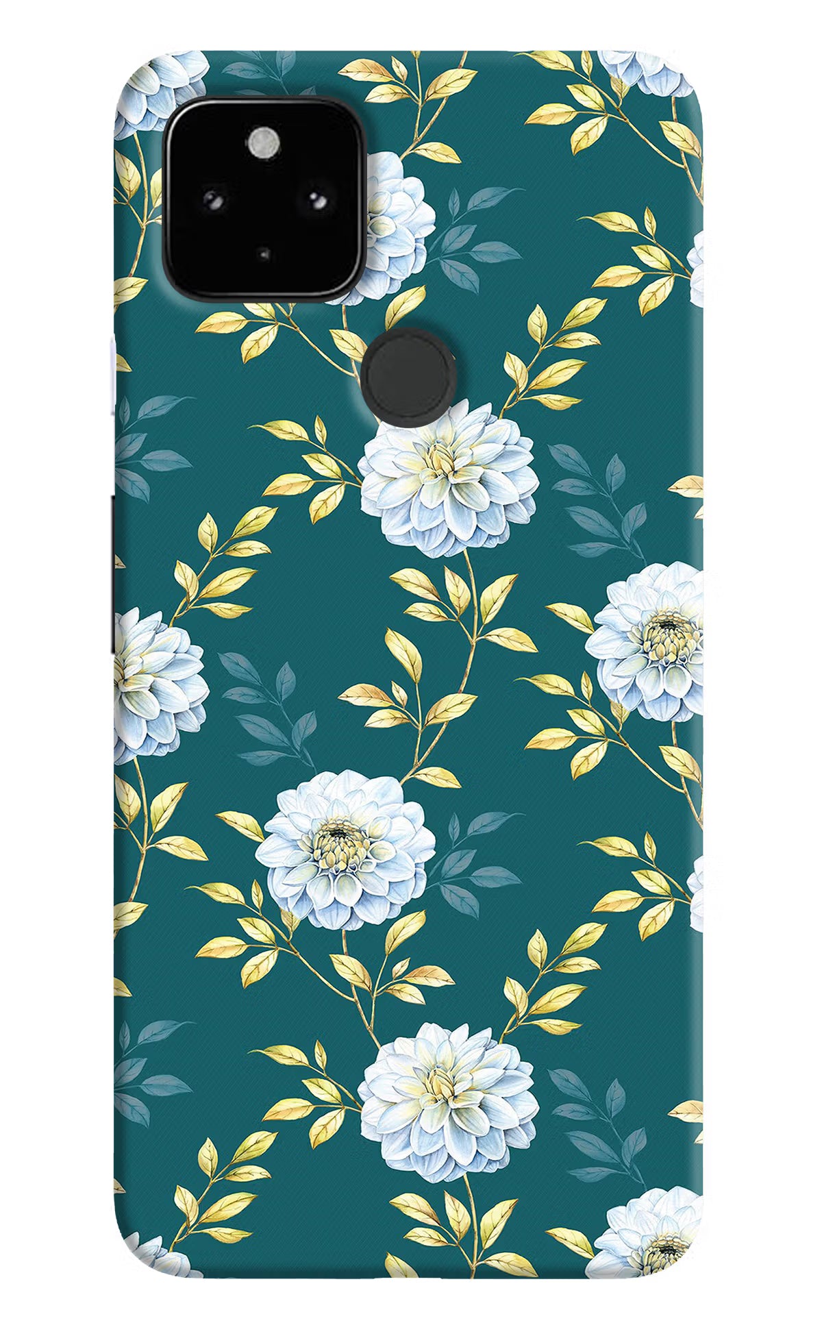 Flowers Google Pixel 4A Hard Case Back Cover by Casekaro
