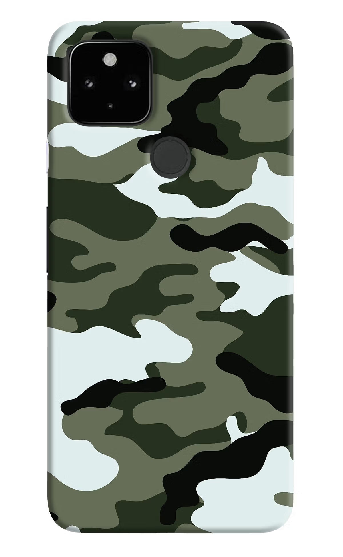 Camouflage Google Pixel 4A Hard Case Back Cover by Casekaro
