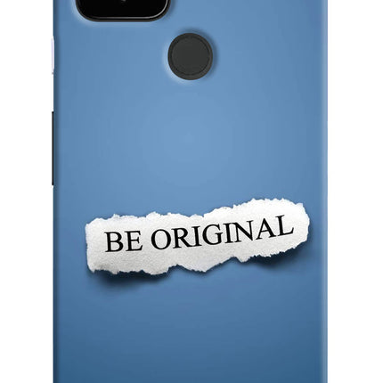 Be Original Google Pixel 4A Hard Case Back Cover by Casekaro