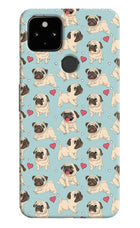 Pug Dog Google Pixel 4A Hard Case Back Cover by Casekaro