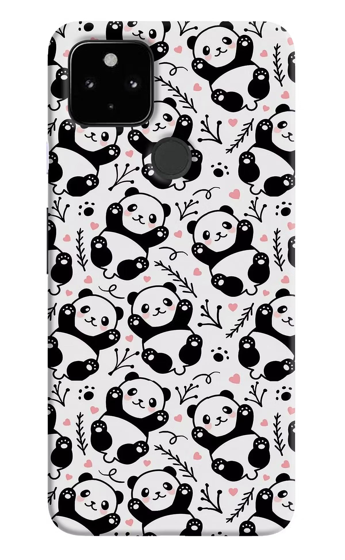 Cute Panda Google Pixel 4A Hard Case Back Cover by Casekaro