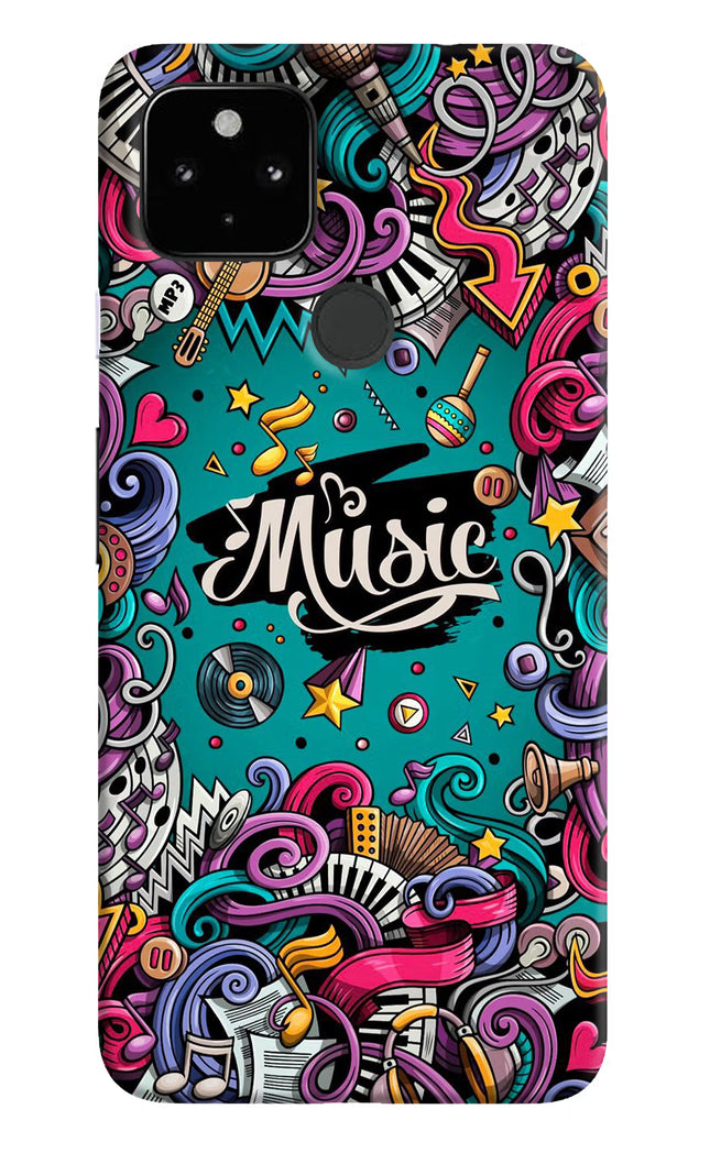 Music Graffiti Google Pixel 4A Hard Case Back Cover by Casekaro