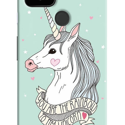 Unicorn Wallpaper Google Pixel 4A Hard Case Back Cover by Casekaro
