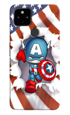 Captain America Google Pixel 4A Hard Case Back Cover by Casekaro