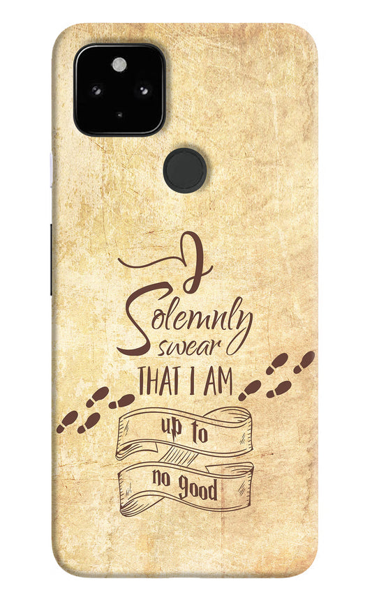 I Solemnly swear that i up to no good Google Pixel 4A Hard Case Back Cover by Casekaro