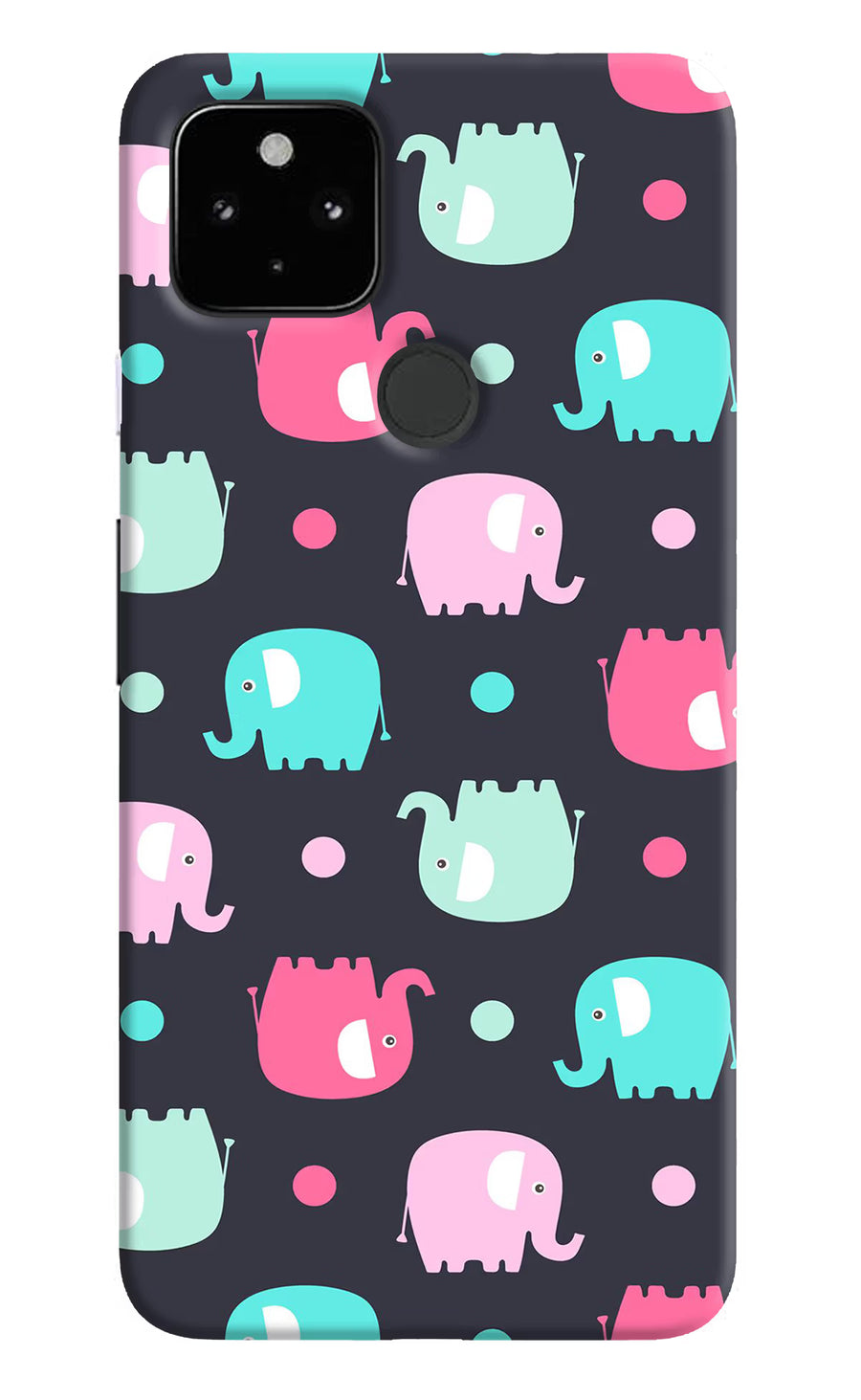 Elephants Google Pixel 4A Back Cover, Hard case