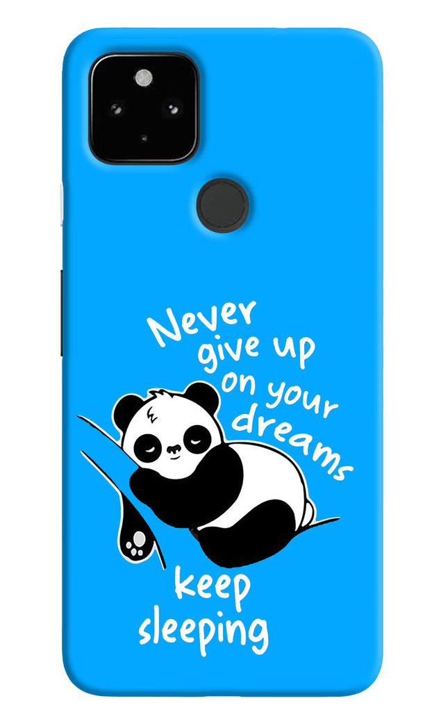 Keep Sleeping Google Pixel 4A Hard Case Back Cover by Casekaro