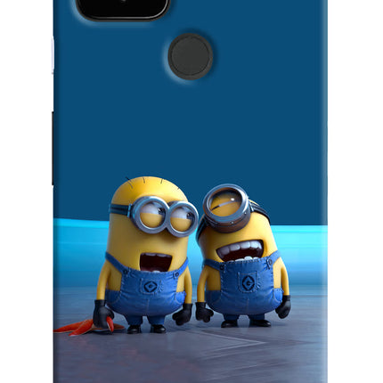Minion Laughing Google Pixel 4A Hard Case Back Cover by Casekaro
