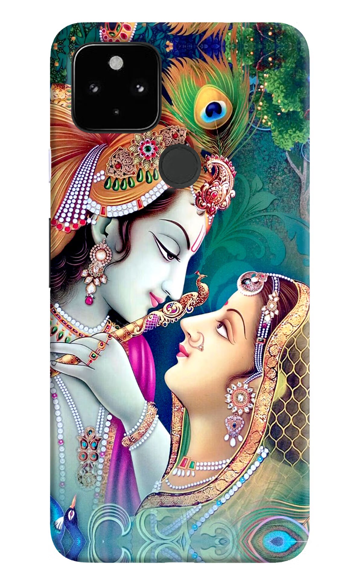 Lord Radha Krishna Google Pixel 4A Hard Case Back Cover by Casekaro