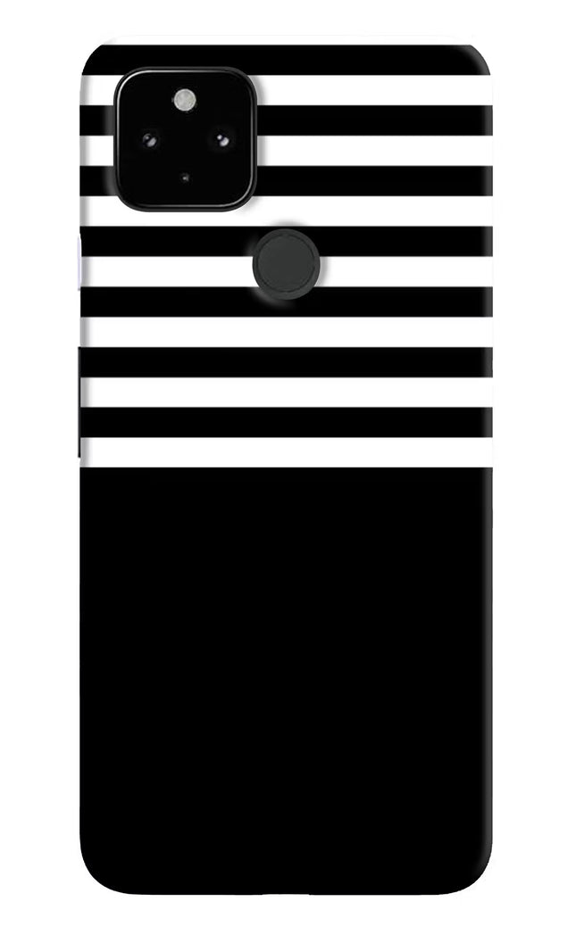 Black and White Print Google Pixel 4A Hard Case Back Cover by Casekaro