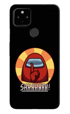 Among Us Shhh! Google Pixel 4A Hard Case Back Cover by Casekaro