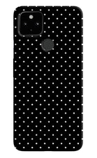 White Dots Google Pixel 4A Hard Case Back Cover by Casekaro