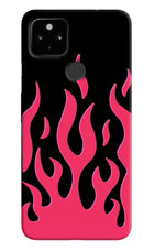 Fire Flames Google Pixel 4A Hard Case Back Cover by Casekaro