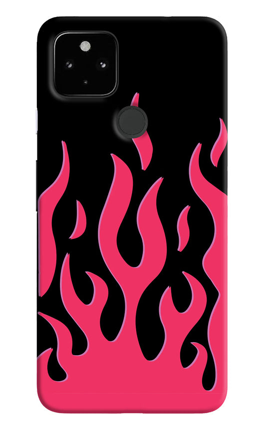Fire Flames Google Pixel 4A Hard Case Back Cover by Casekaro