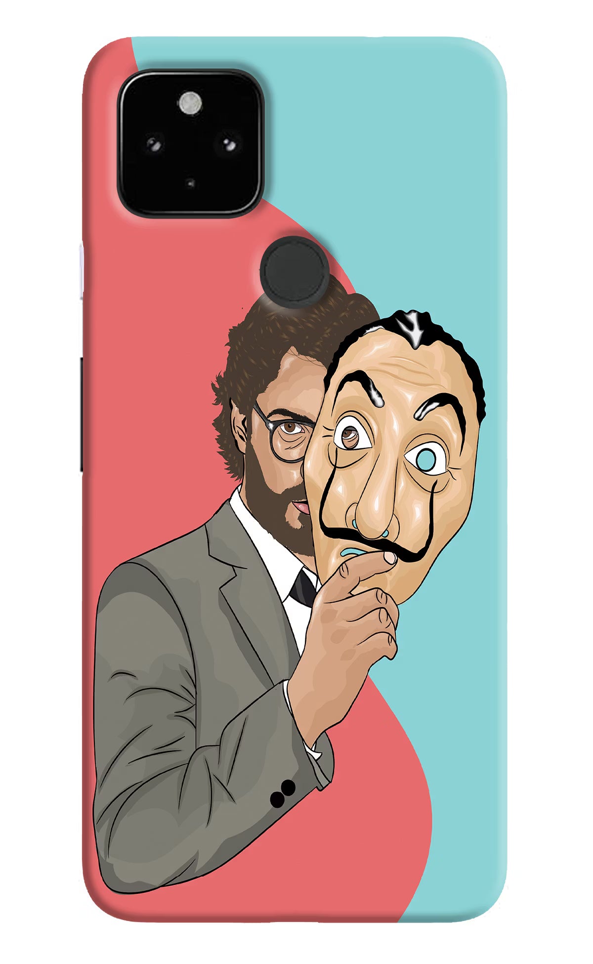 Professor Google Pixel 4A Hard Case Back Cover by Casekaro