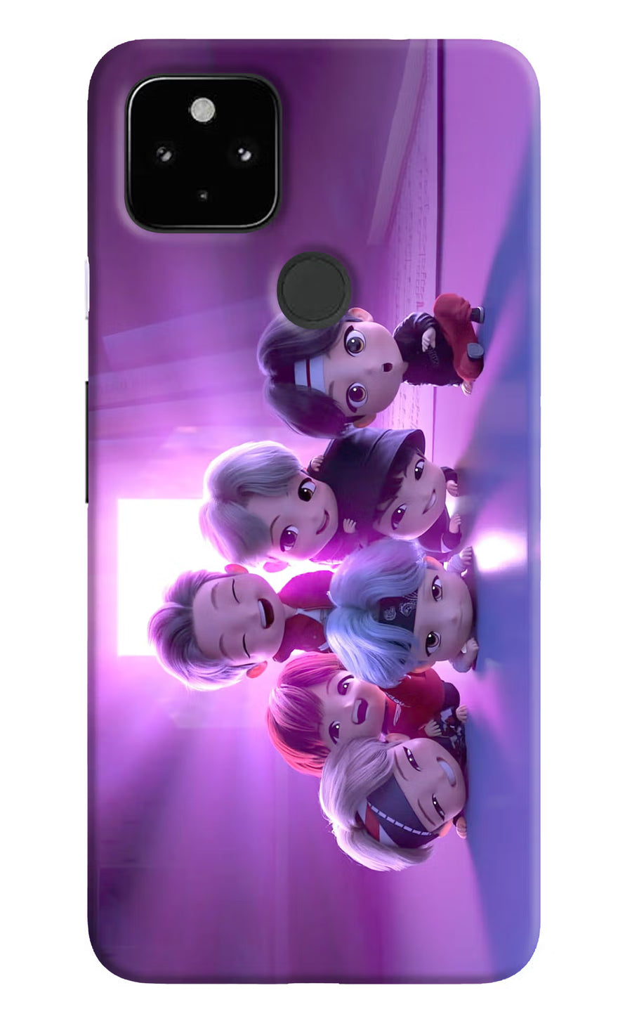 BTS Chibi Google Pixel 4A Back Cover, Hard case