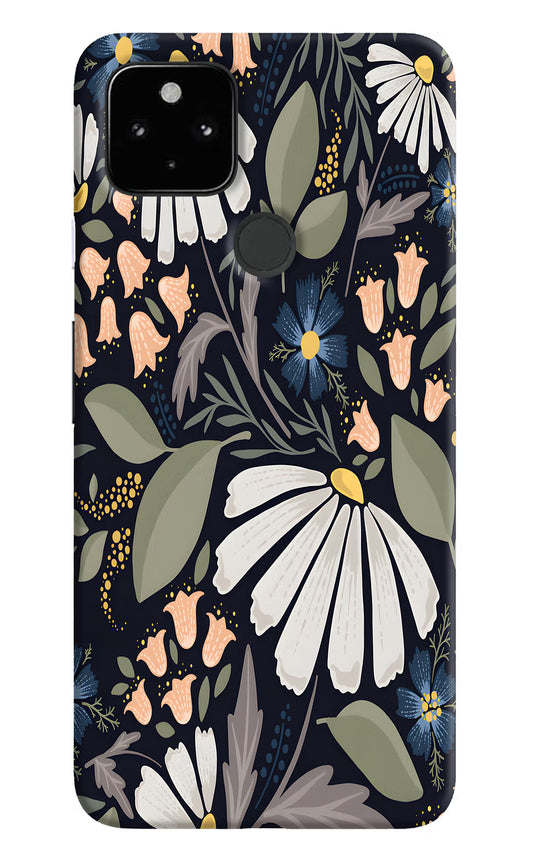 Flowers Art Google Pixel 4A Hard Case Back Cover by Casekaro