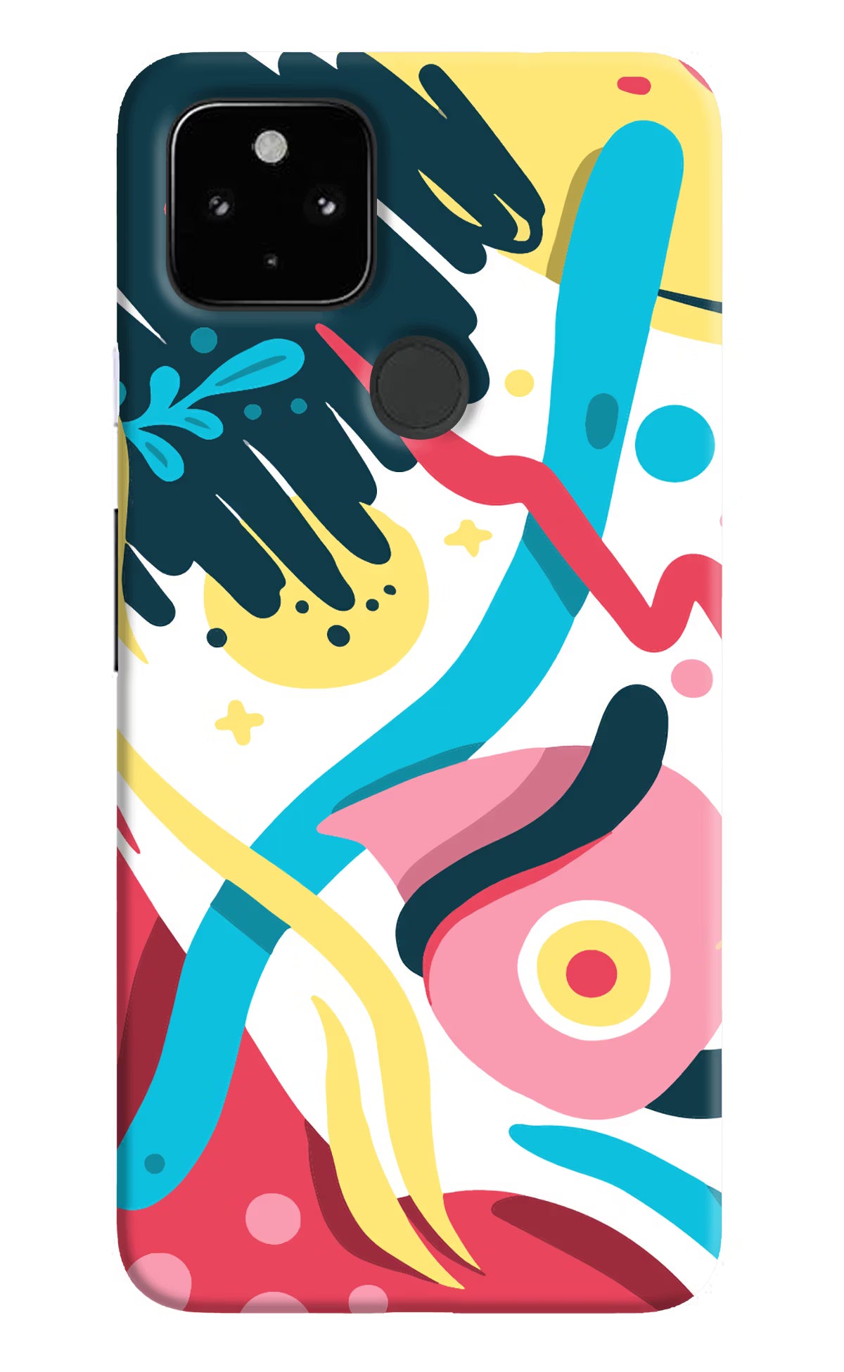 Trippy Google Pixel 4A Hard Case Back Cover by Casekaro
