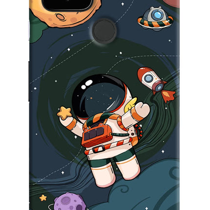 Cartoon Astronaut Google Pixel 4A Hard Case Back Cover by Casekaro